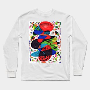 'A CONFLAGERATION OF BALLOONS' Long Sleeve T-Shirt